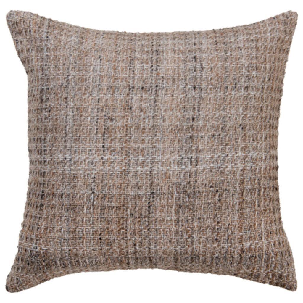 Seul Square Outdoor Throw Pillows-Outdoor Pillows-LOOMLAN-Cinnamon-LOOMLAN