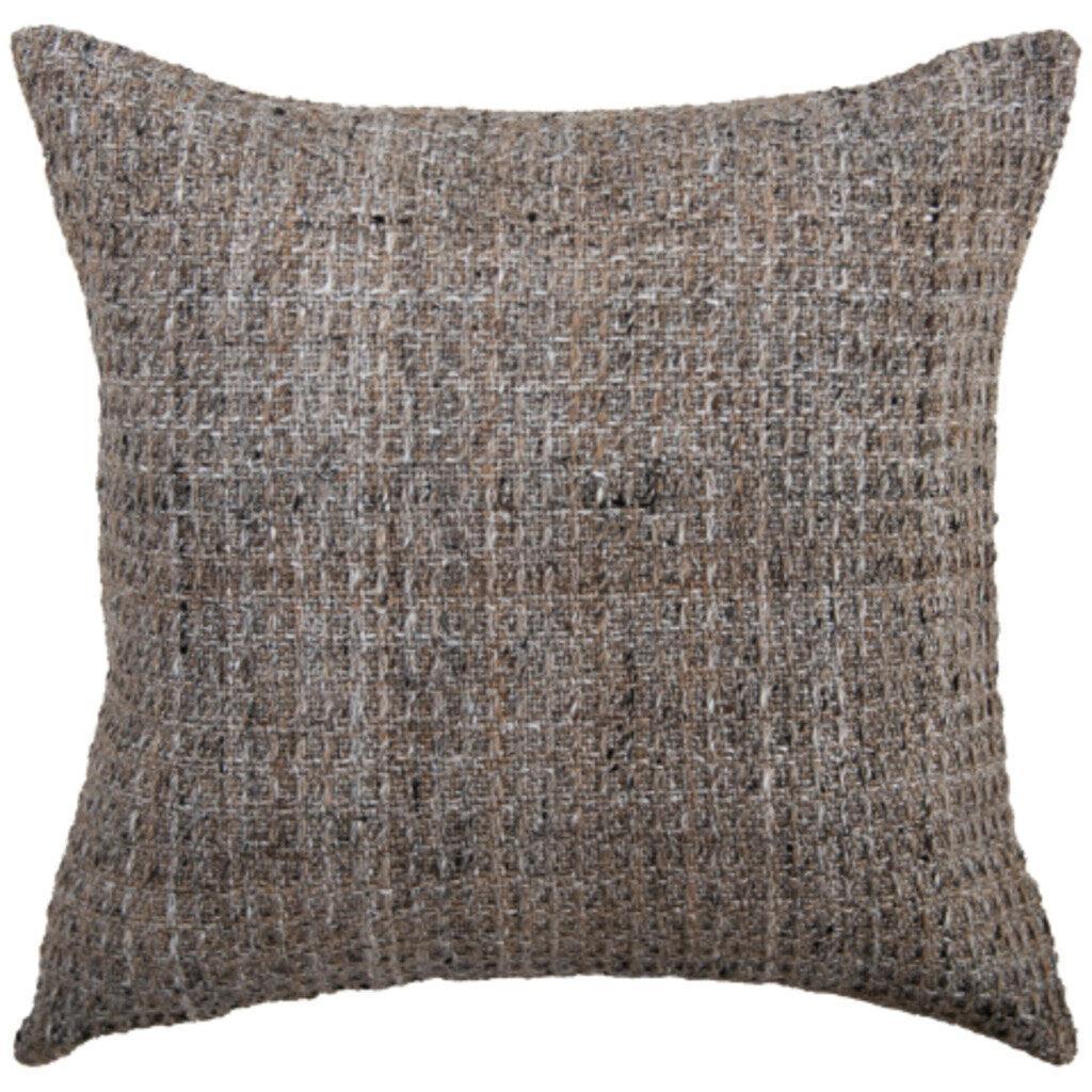 Seul Square Outdoor Throw Pillows-Outdoor Pillows-LOOMLAN-Multi Browns-LOOMLAN