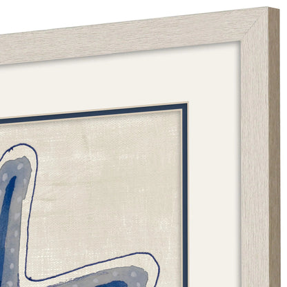 Shades of Starfish Blue Canvas Art 2PC