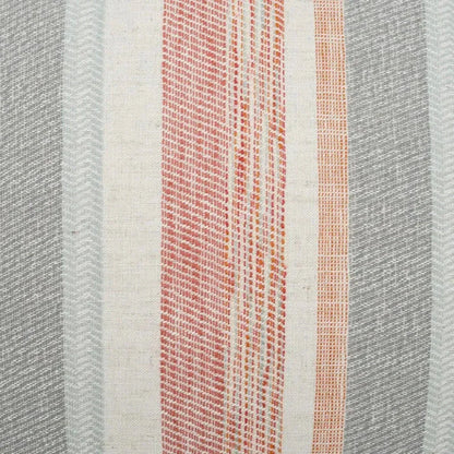Shannon Stripes Coral Salmon Large Throw Pillow Insert - LOOMLAN - D.V. Kap - Throw Pillows