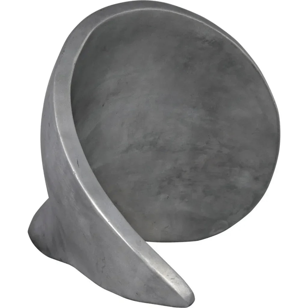 Sheila Brushed Finish Silver Sculpture - LOOMLAN - Noir - Statues & Sculptures
