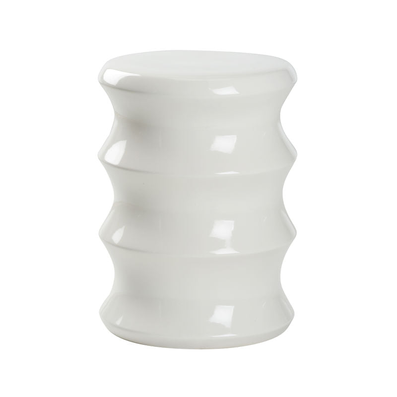 Chelsea House Shelbourne Ceramic Glazed Outdoor Garden Stool