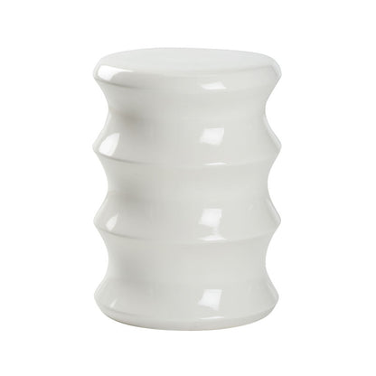 Chelsea House Shelbourne Ceramic Glazed Outdoor Garden Stool