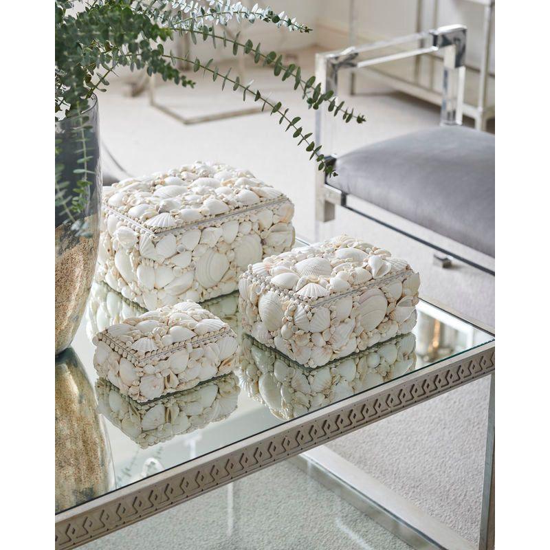Shell Made White Box (Set of 3) -- view 5