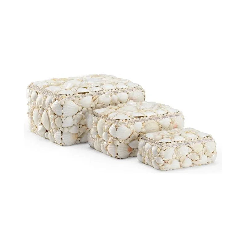 Shell Made White Box (Set of 3)