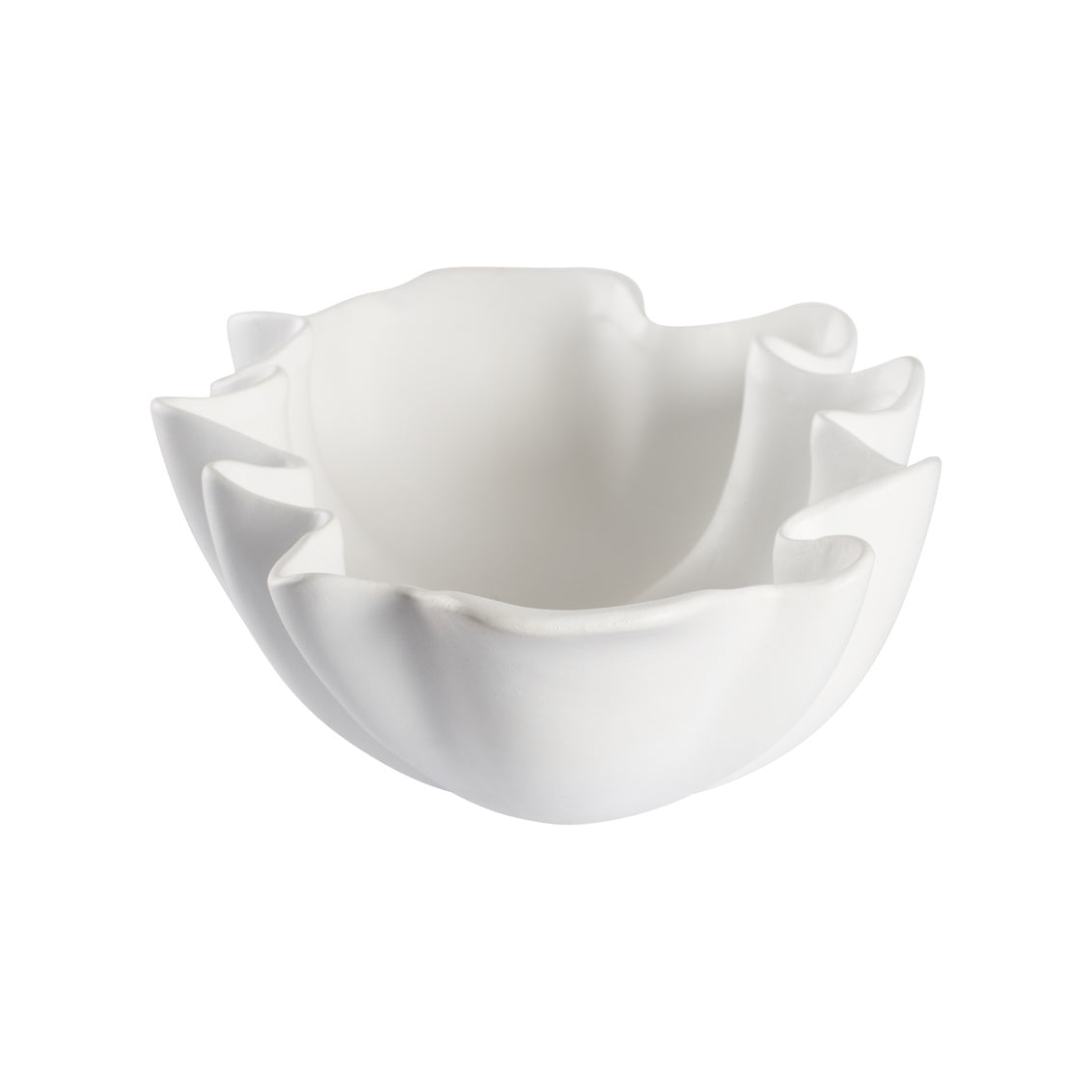 Shell White Ceramic Bowl
