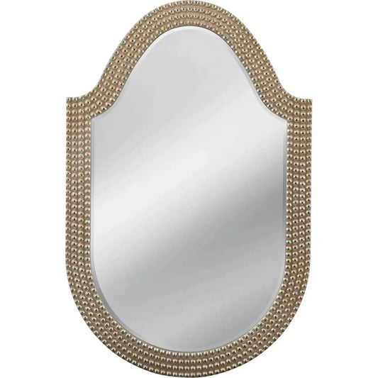 Shielded Polyurethane & MDF Brown Wall Mirror - LOOMLAN - Bassett Mirror - Wall Mirrors