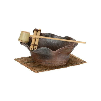 Shokubutsu Ao Vintage Style Vessel - LOOMLAN - Wildwood - Vases & Jars