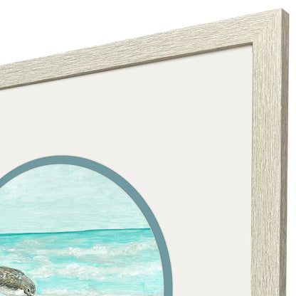 Shoreline Duo Blue Framed Wall Art 2PC -- view 4
