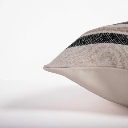 Sid Grey Outdoor Throw Pillows-Outdoor Pillows-LOOMLAN-LOOMLAN