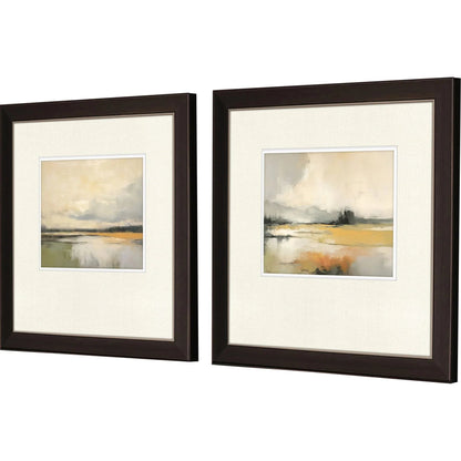 Silent Landscape Blue Canvas Art 2PC