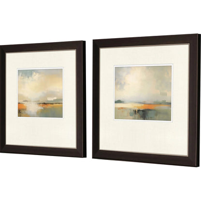 Silent Landscape Blue Canvas Art 2PC