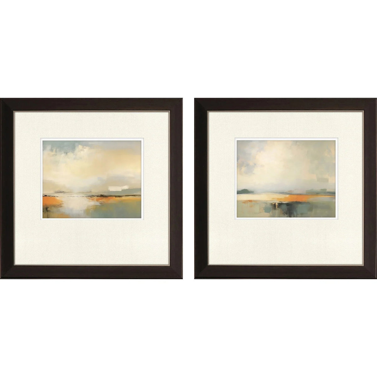 Silent Landscape Blue Framed Wall Art 2PC -- view 5