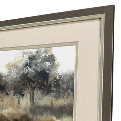 Silent Waters Blue Canvas Art 2PC