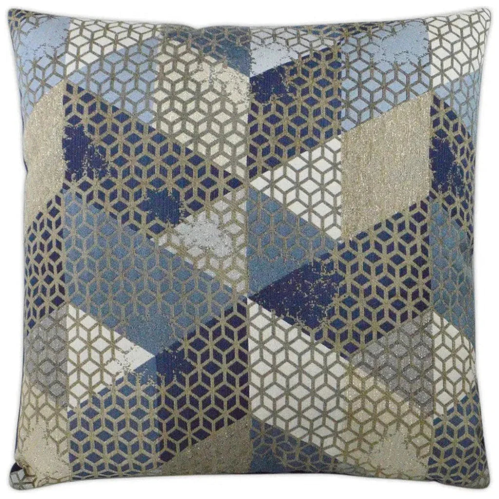 D.V. Kap Silicon Blue Throw Pillow With Insert