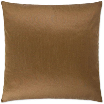 Silkish Toast Brown Throw Pillow With Insert - LOOMLAN - D.V. Kap - Throw Pillows