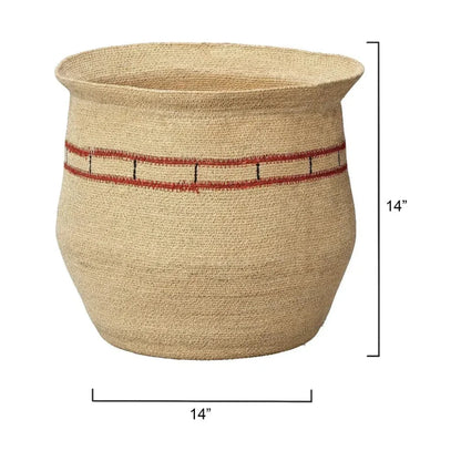 Silkworm Basket - LOOMLAN - Jamie Young - Vases & Jars