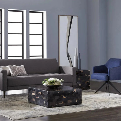 Silver Floater Frame Hand Painted Art - LOOMLAN - SUNPAN - Canvas Art