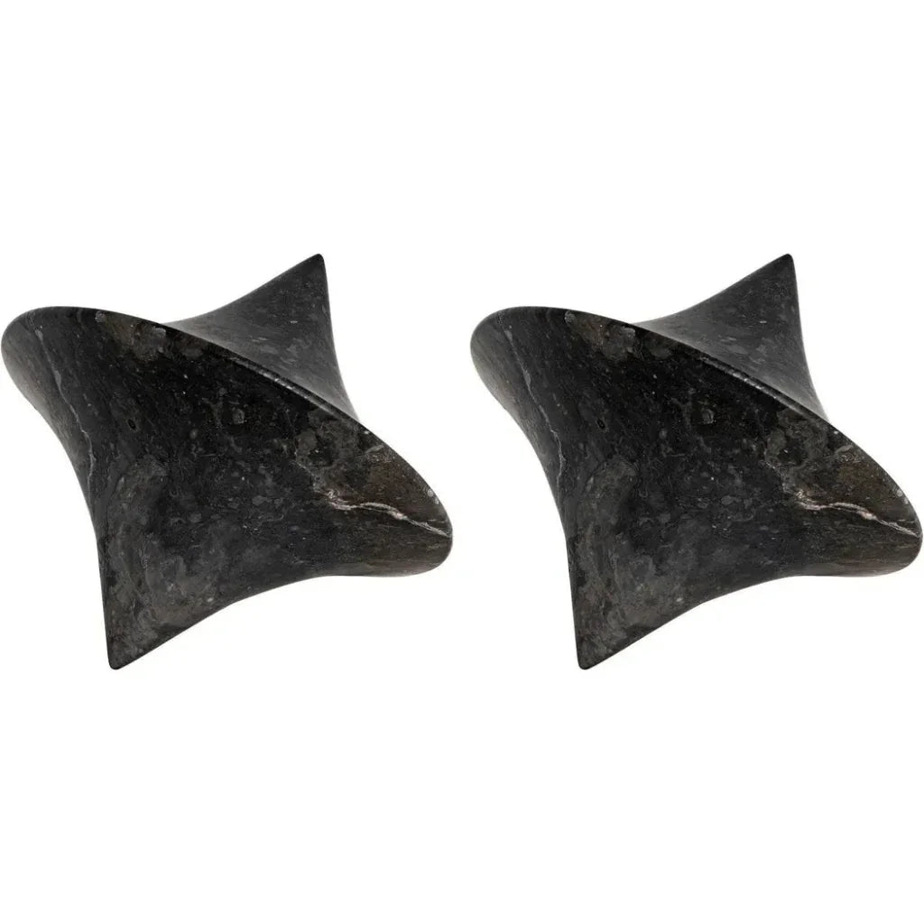 Simone Object Sculpture Set of 2 - LOOMLAN - Noir - Statues & Sculptures