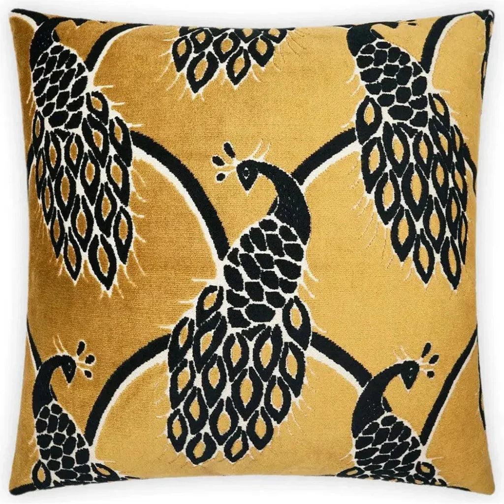 D.V. Kap Siramarg Brown Throw Pillow With Insert
