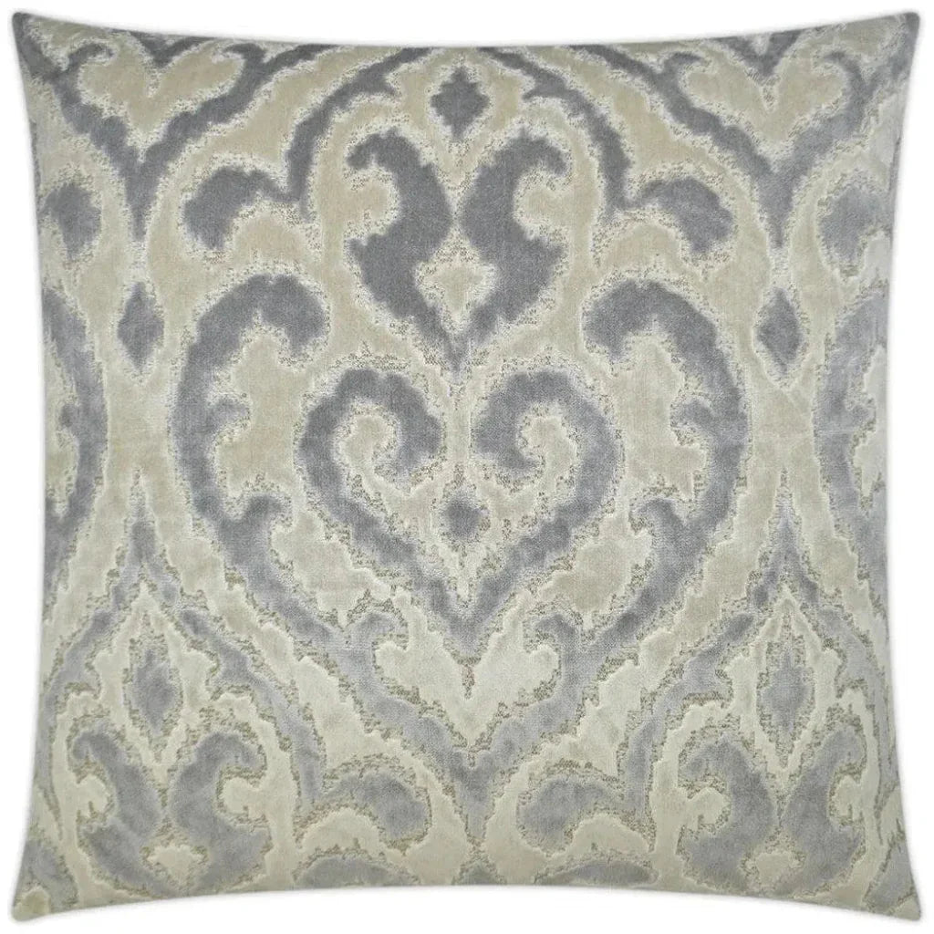 D.V. Kap Sirocco Grey Throw Pillow With Insert