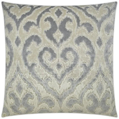 D.V. Kap Sirocco Grey Throw Pillow With Insert