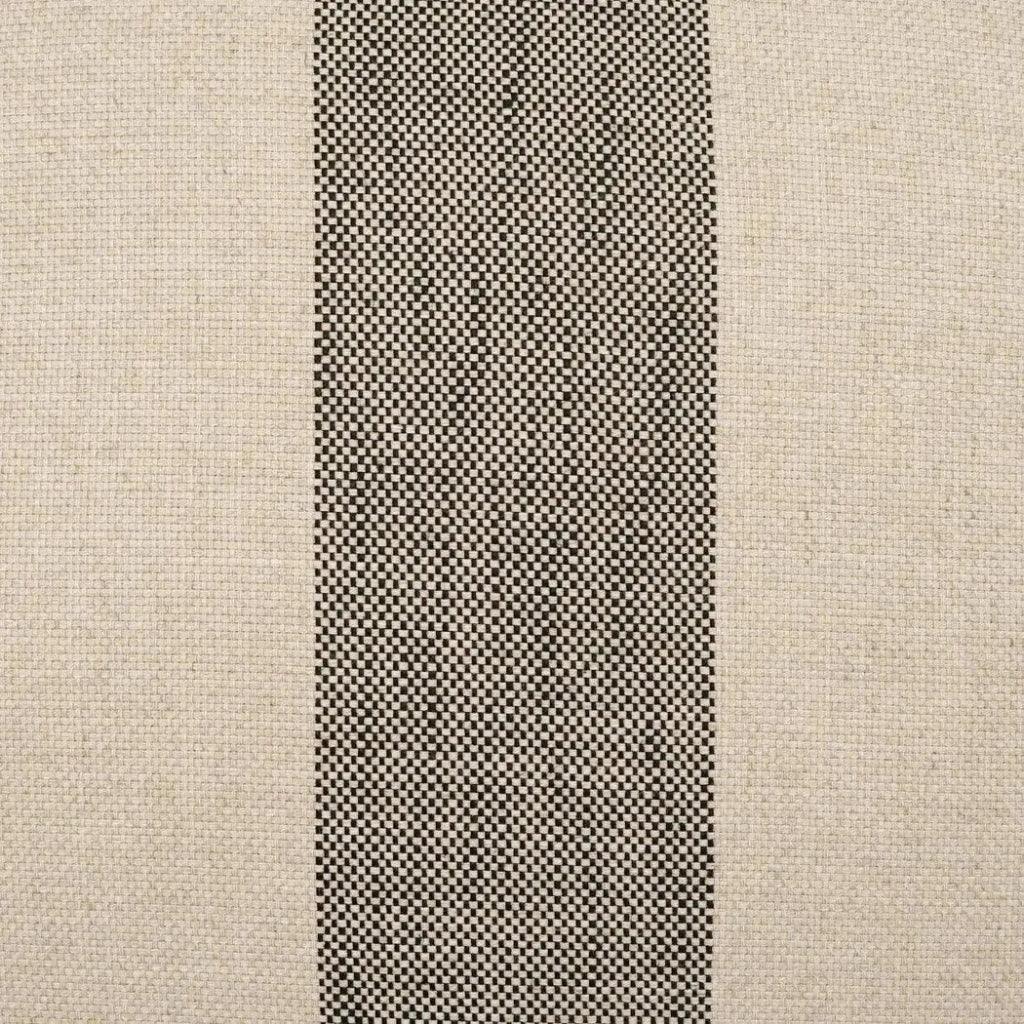 Skippy Ebony Stripes Black Large Throw Pillow Insert - LOOMLAN - D.V. Kap - Throw Pillows