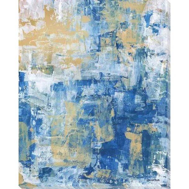 Sky Blue Abstract Indoor Outdoor Wall Art - LOOMLAN - LOOMLAN - Canvas Art