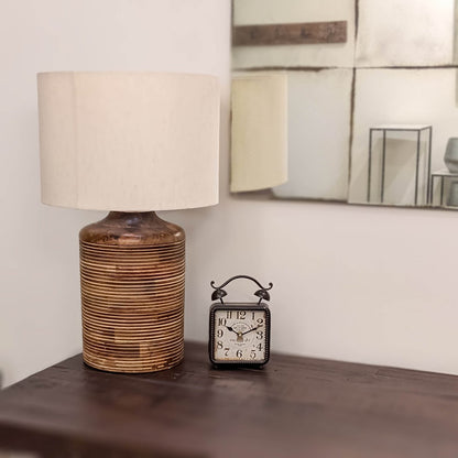LH Home Skye Heritage Wooden Table Lamp