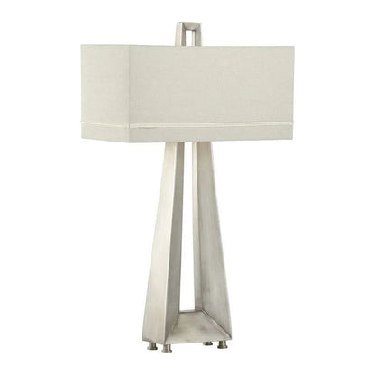 Skyway Antique Silver Finish Table Lamp - LOOMLAN - Wildwood - Table Lamps