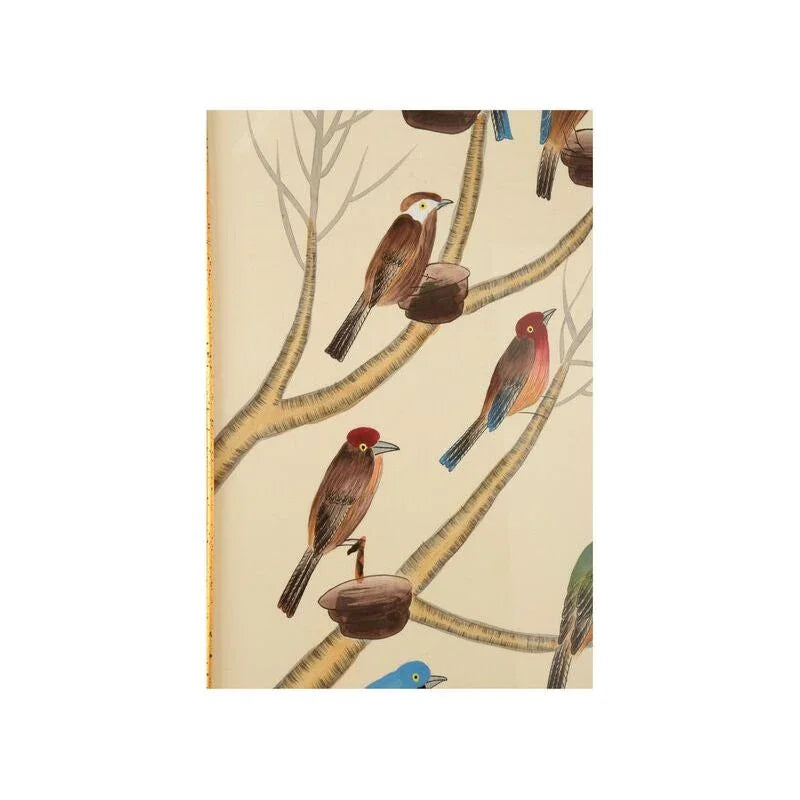 Small Aviary Hand Painted Artwork-Framed Wall Art-Chelsea House-LOOMLAN