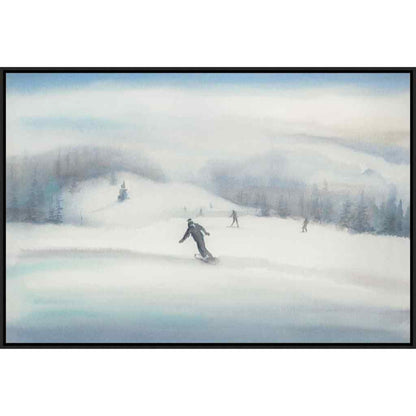 Snowfall Hand Crafted Canvas Art