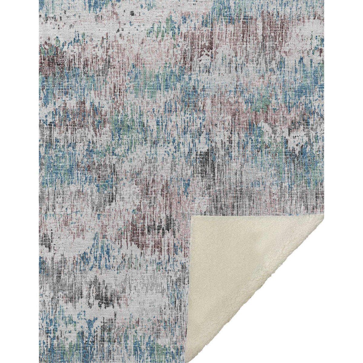 Soft Abstract 50" x 70" Throw Blanket -- view 3