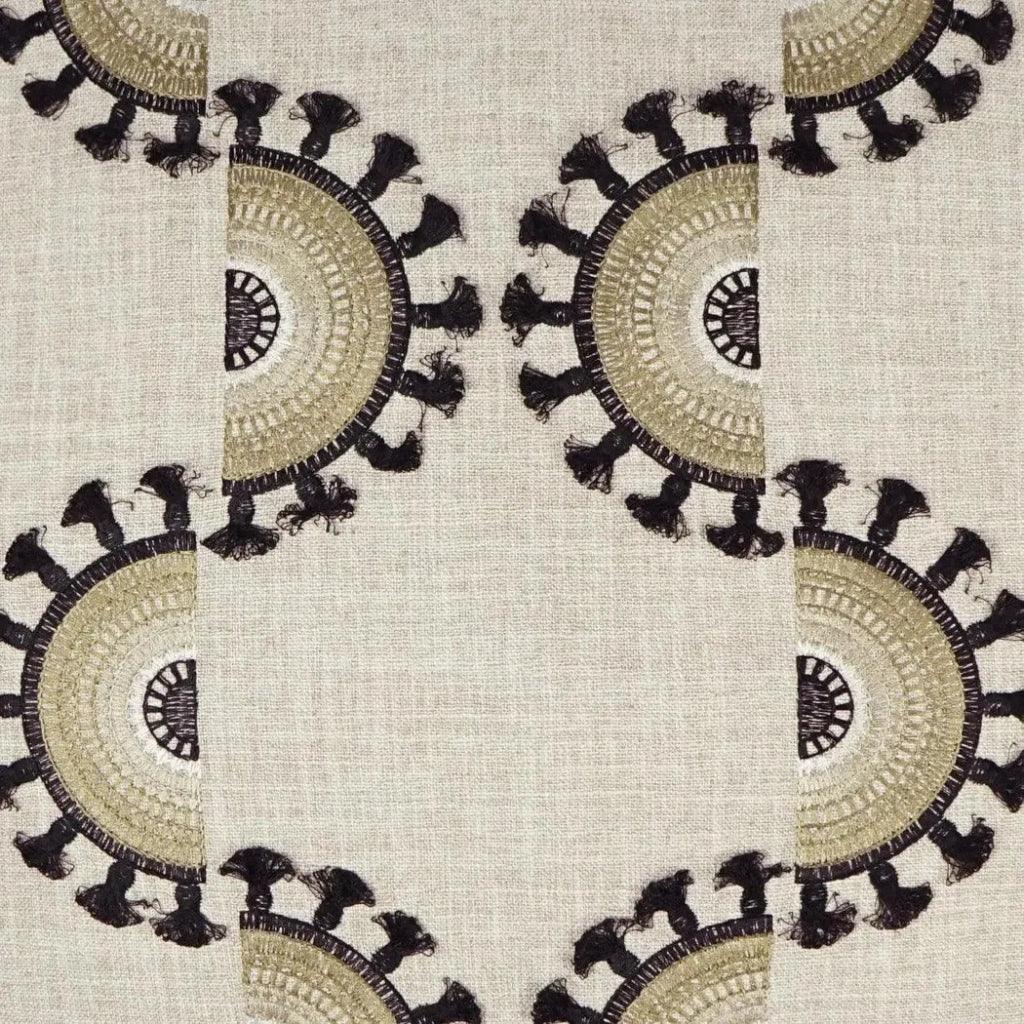 Solara Desert Tan Black Large Throw Pillow Insert - LOOMLAN - D.V. Kap - Throw Pillows