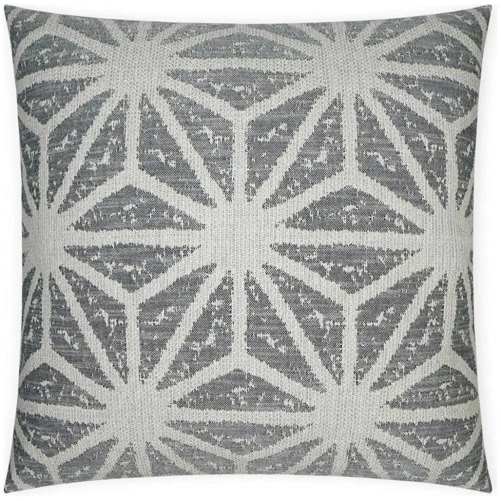 D.V. Kap Solazzo Geometrical Grey Tan Large Throw Pillow Insert