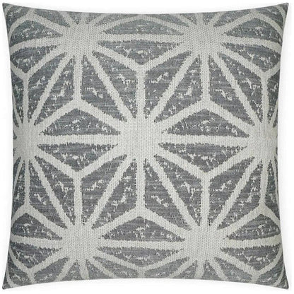 D.V. Kap Solazzo Geometrical Grey Tan Large Throw Pillow Insert