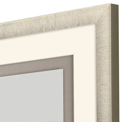 Soothing Serenity Glass Front White Canvas Art