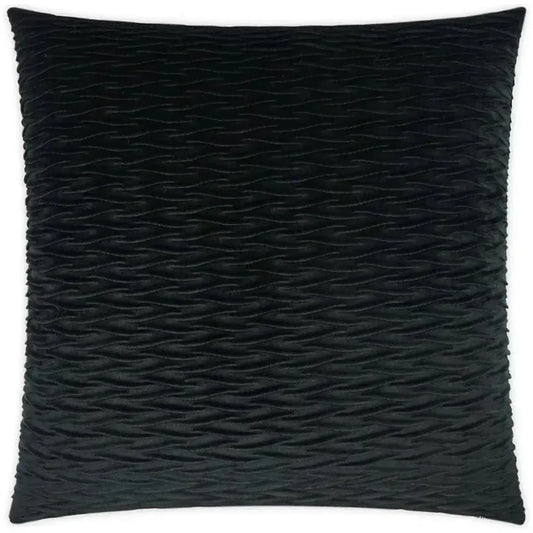 Sophia Black Solid Black Large Throw Pillow Insert - LOOMLAN - D.V. Kap - Throw Pillows