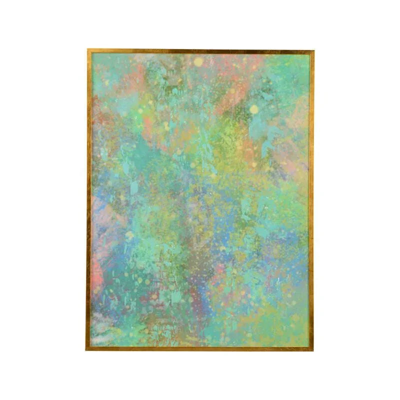 Sorbet Golden Wood Framed Artwork-Framed Wall Art-Chelsea House-LOOMLAN