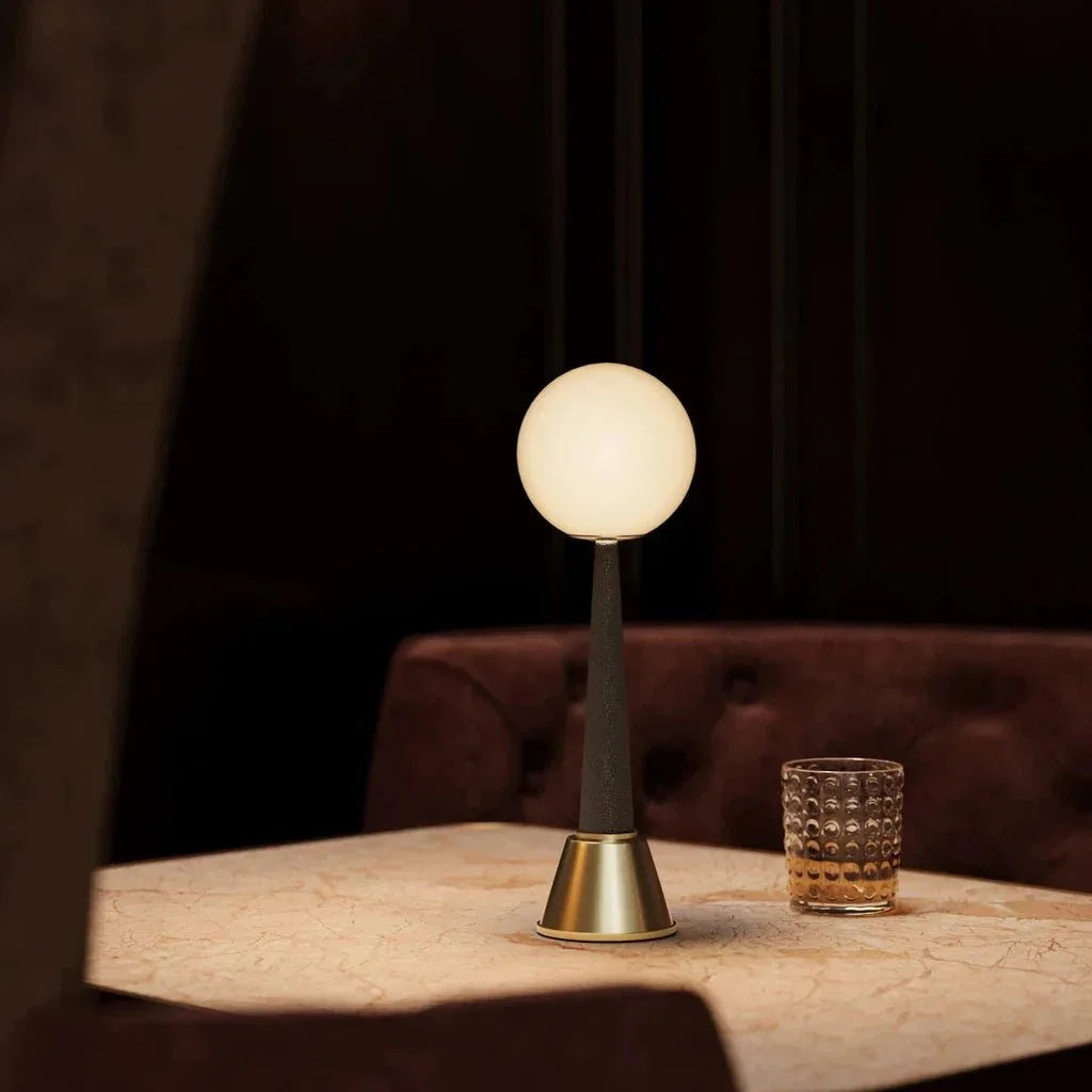 Sortie Brass Cordless Table Lamp - LOOMLAN - Currey & Co - Table Lamps