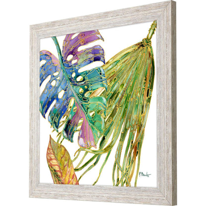 Spectrum Palm Fronds Green Framed Wall Art -- view 3