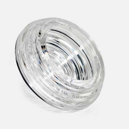 Spinning Clear Acrylic Candy Dish Sculpture
