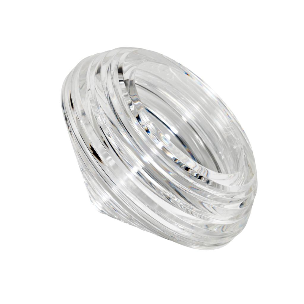 Spinning Clear Acrylic Candy Dish Sculpture