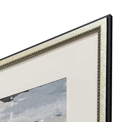 Splendid Blues Wood Frame Blue Canvas Art 4PC