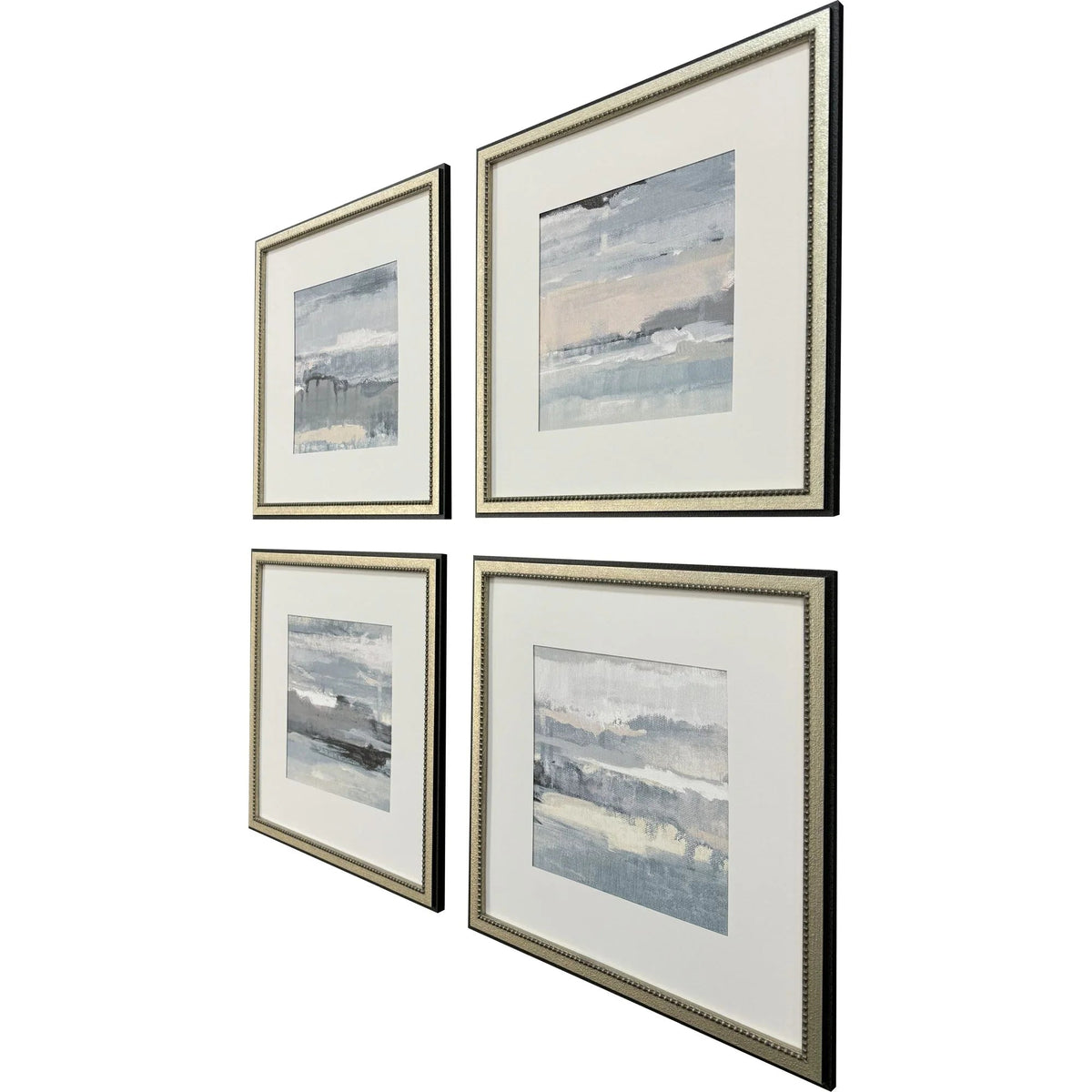 Splendid Blues Wood Framed Wall Art 4PC -- view 3