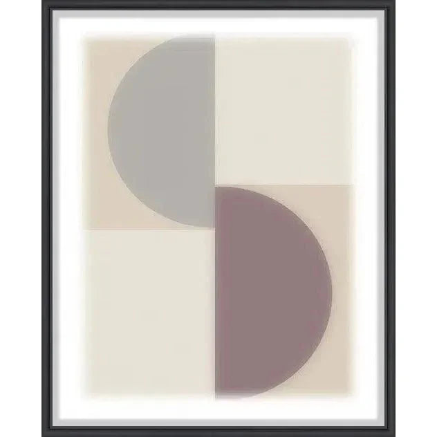 Split Circle II Artwork d Canvas Floating - LOOMLAN - LOOMLAN - Canvas Art