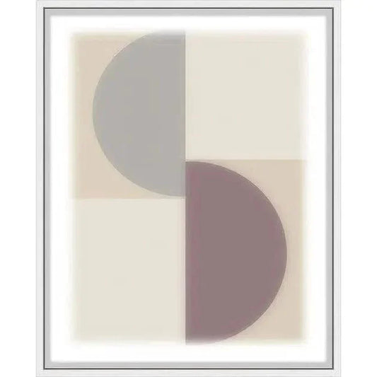 Split Circle II Artwork d Canvas Floating - LOOMLAN - LOOMLAN - Canvas Art