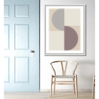 Split Circle II Artwork d Canvas Floating - LOOMLAN - LOOMLAN - Canvas Art