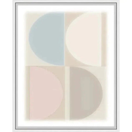 Split Circle V Artwork d Canvas Floating - LOOMLAN - LOOMLAN - Canvas Art