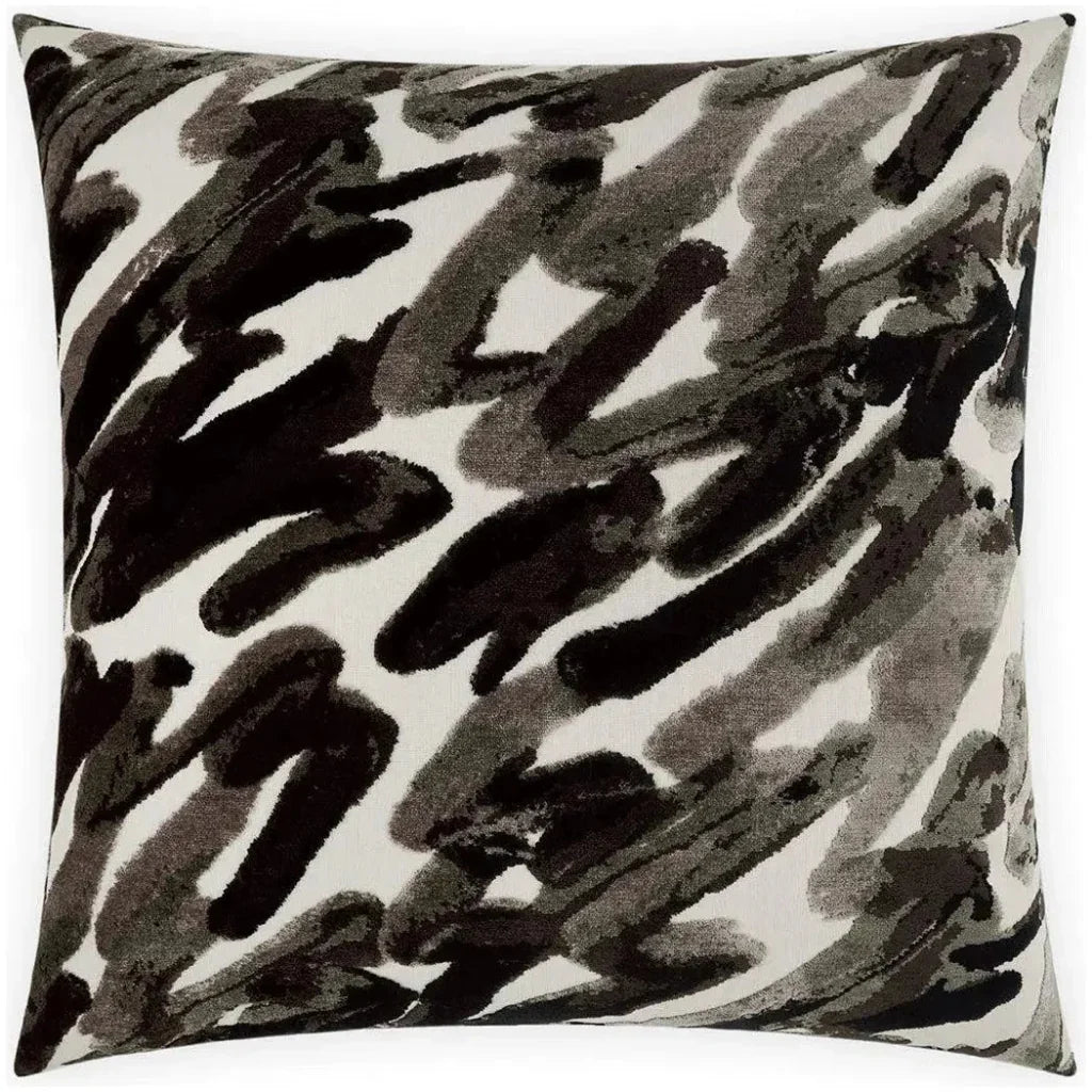 Spoken Onyx Black Throw Pillow With Insert - LOOMLAN - D.V. Kap - Throw Pillows